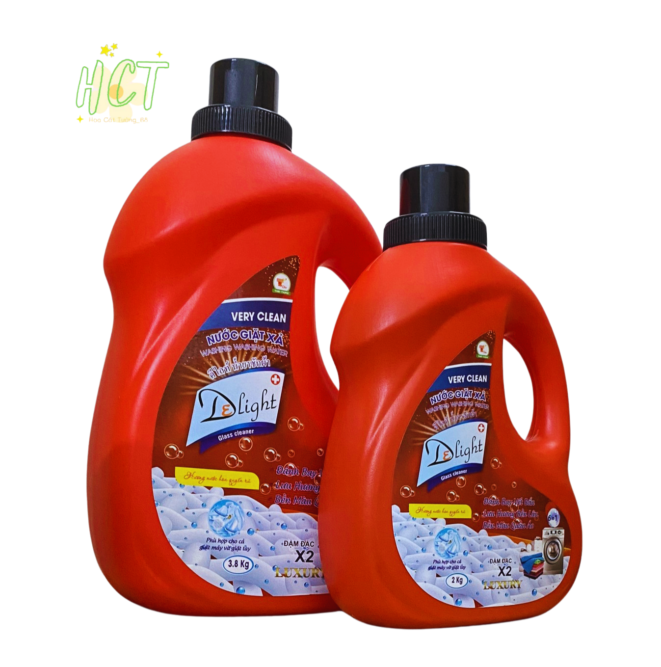 Nước giặt xả đậm đặc Delight hương Dany lưu hương, bền màu