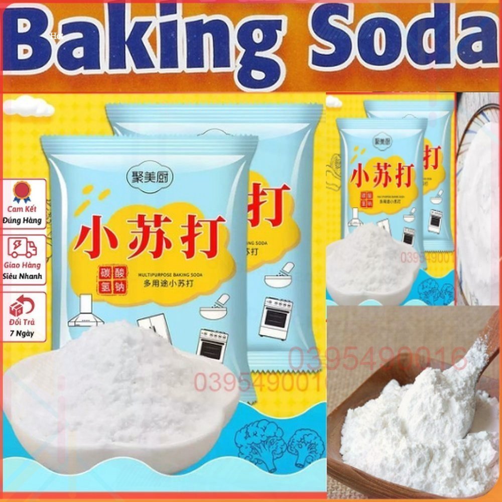 Một Gói Bột Nở Baking Soda 25g đa công dụng khử mùi, diệt khuẩn, tẩy rửa