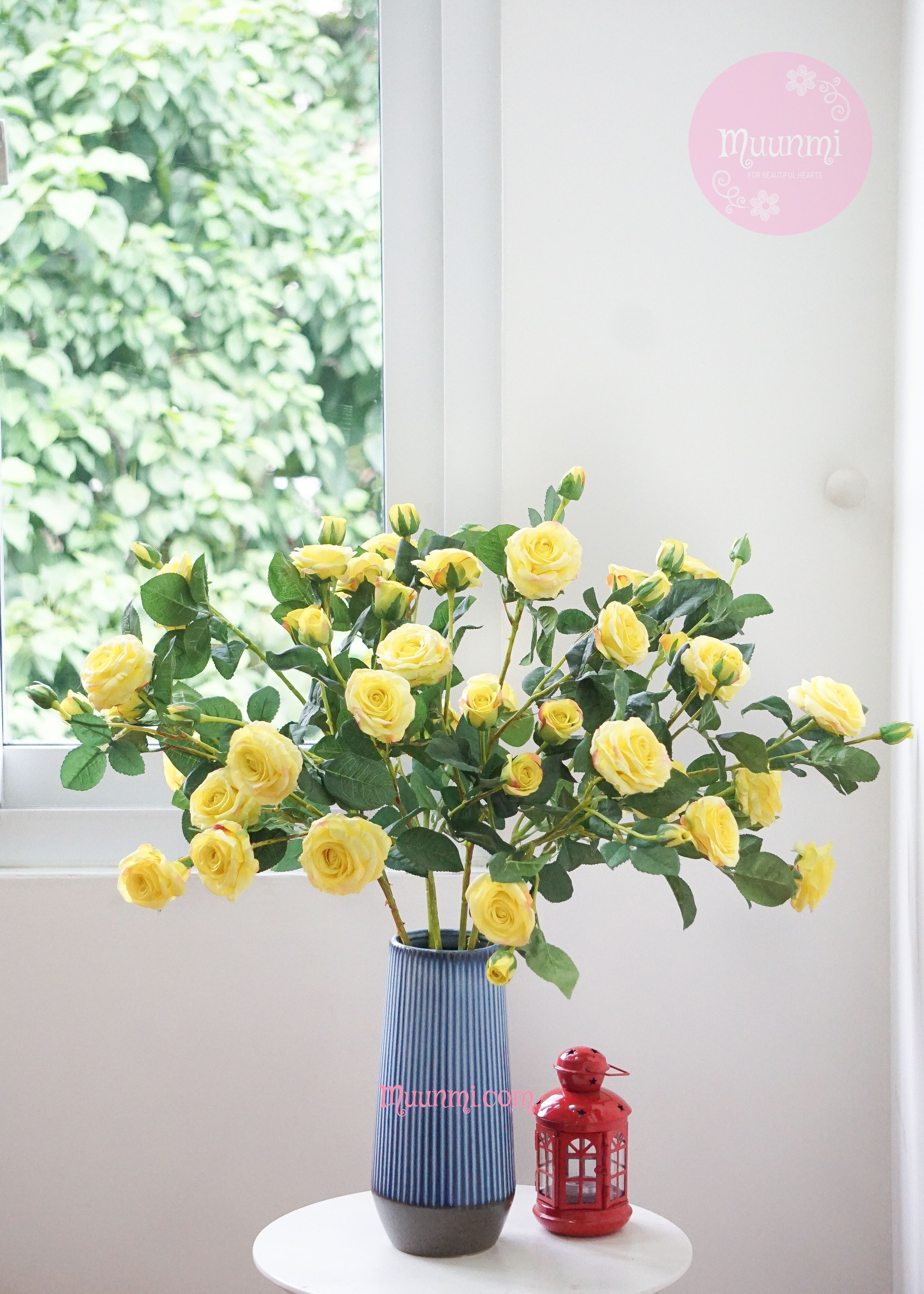 Hoa lụa 🌸 | Hoa Hồng Vàng mang nét ngọt ngào quyến rũ rất đẹp