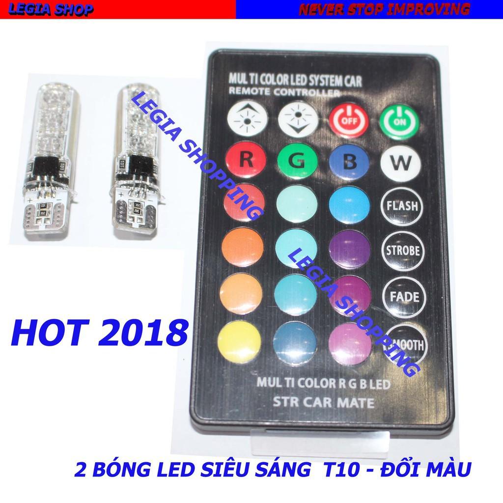 BỘ 2 ĐÈN LED DEMI 16 MÀU CÓ REMOTE