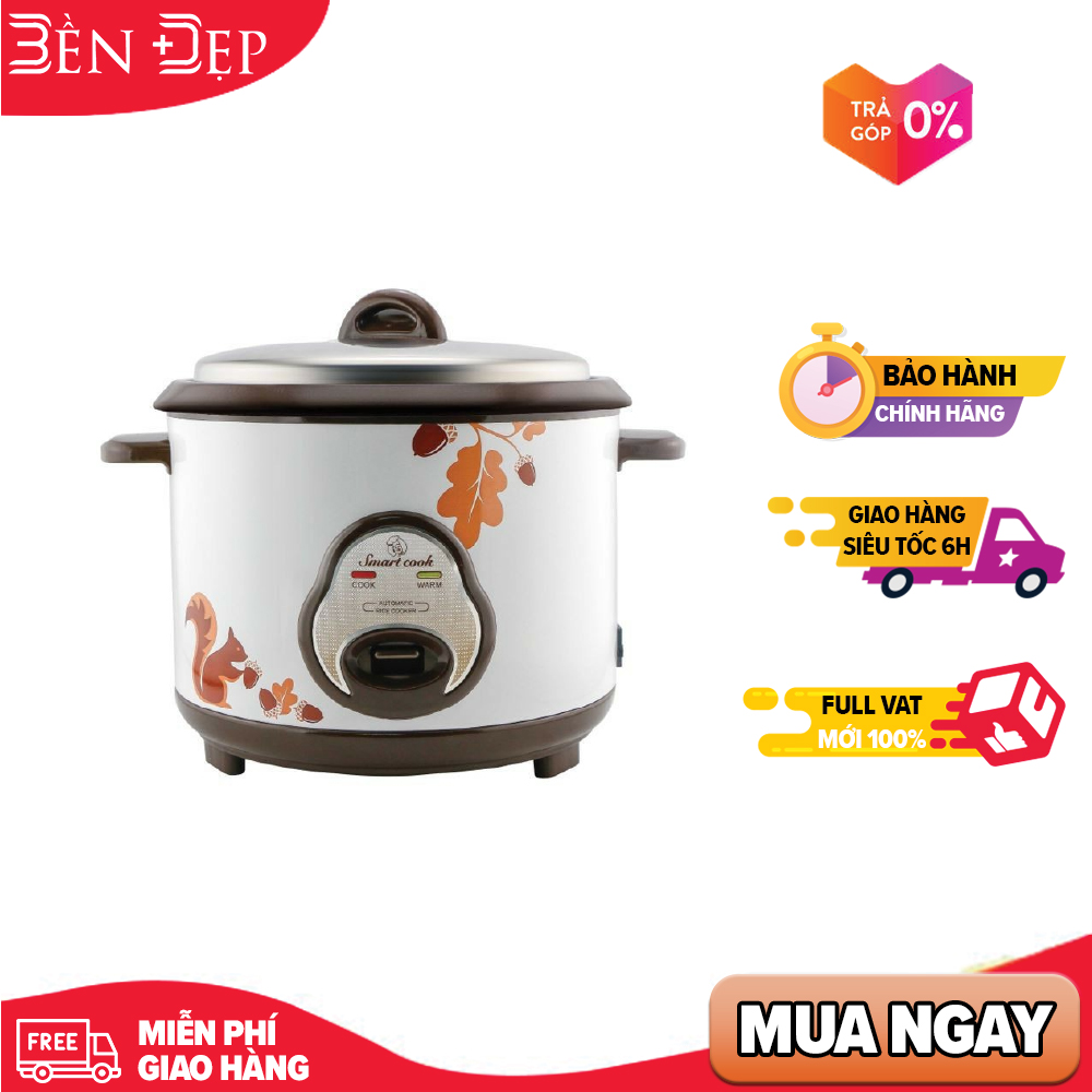 Nồi cơm điện Smart cook 18 L RCS-1787 chống dính Whitford nắp rời (Giá áp dụng giao tại HN, HCM& các tỉnh liên hệ shop)