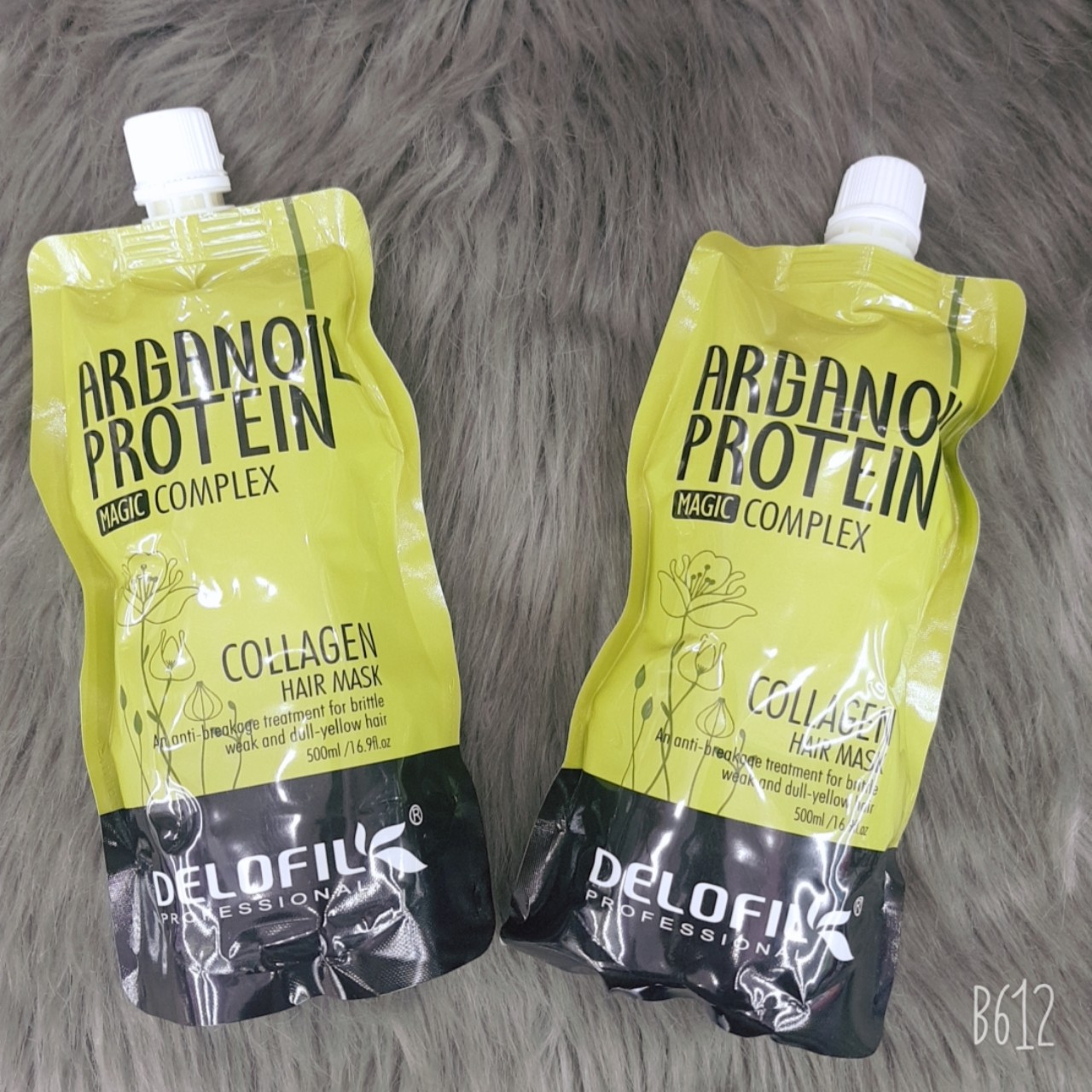 Hấp phục hồi Collagen dưỡng ẩm Delofil dạng túi 500ML