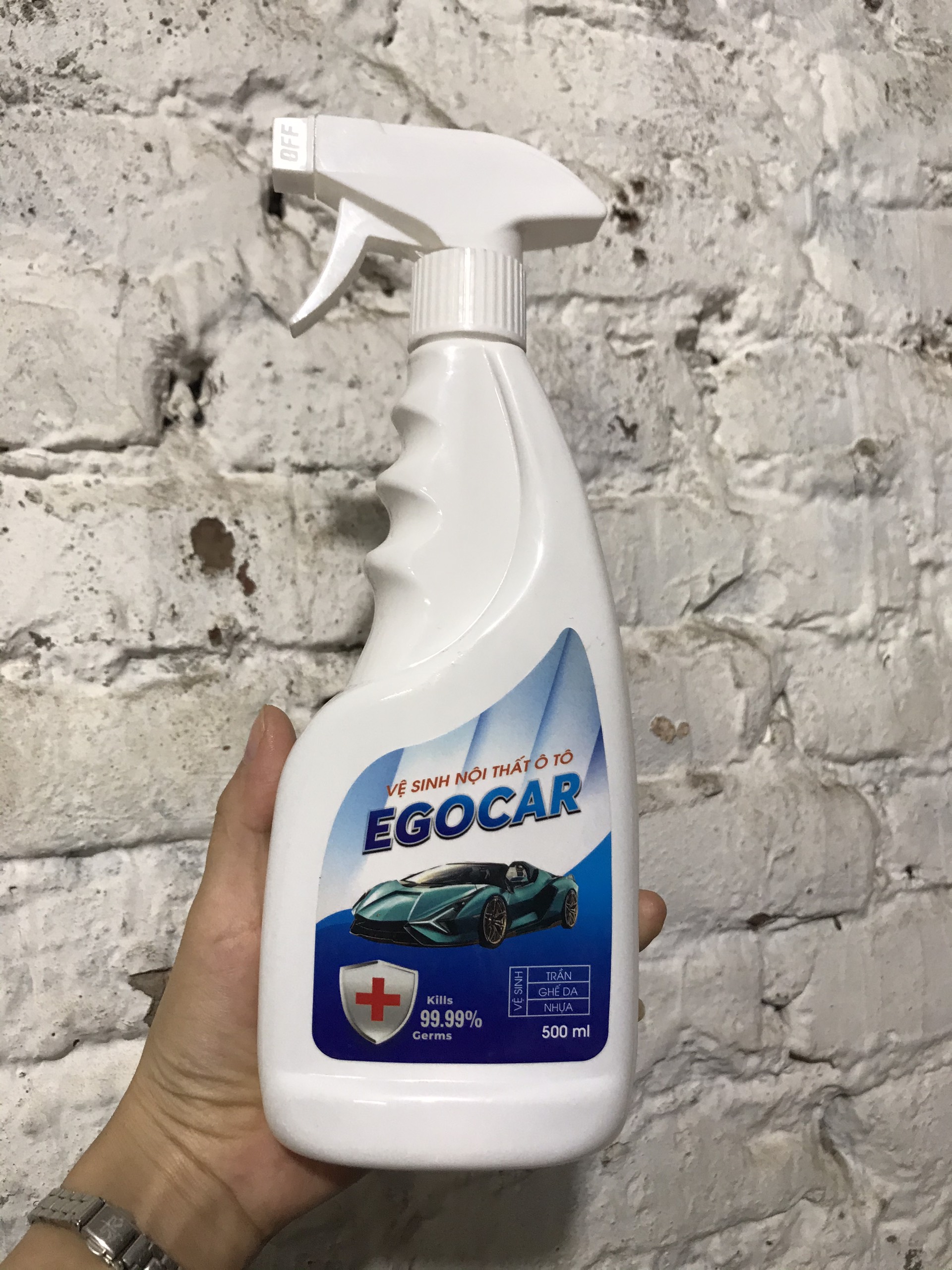 DUNG DỊCH VỆ SINH NỘI THẤT Ô TÔ EGOCAR 500ml