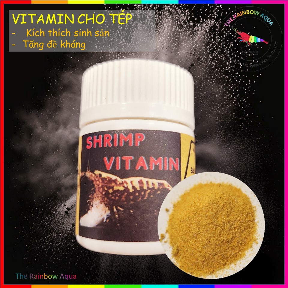 Vitamin tổng hợp cho Tép Cảnh, kích tép sinh sản, tăng đề kháng.