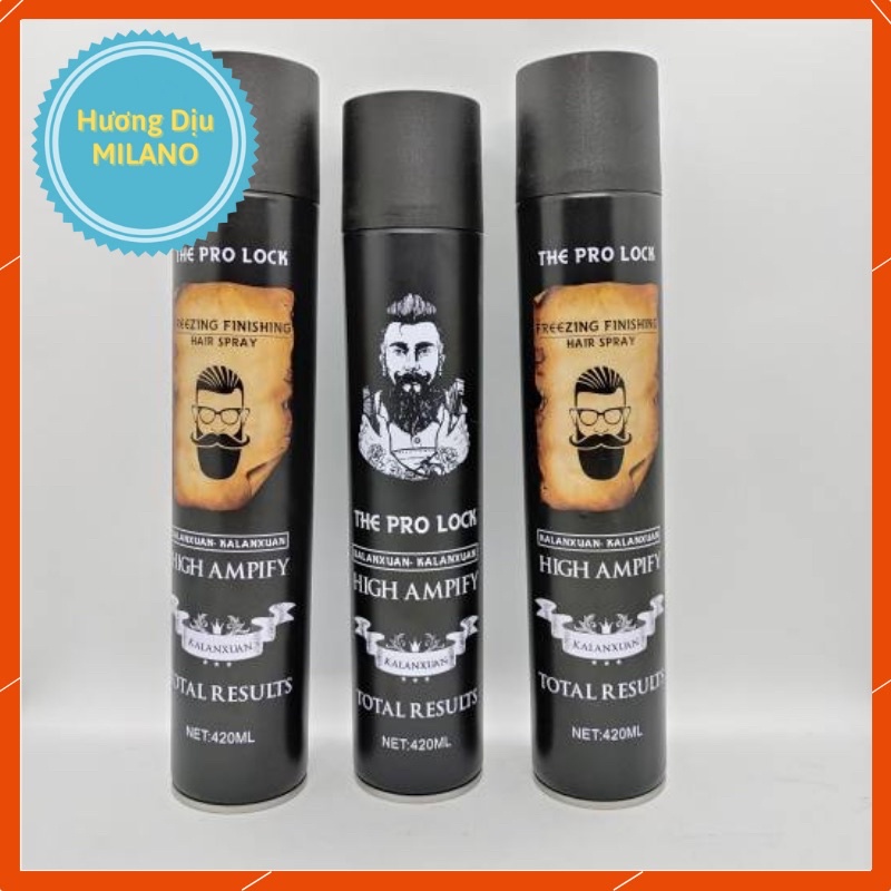 Gôm xịt tóc Baber Pro Lock siêu thơm và cứng