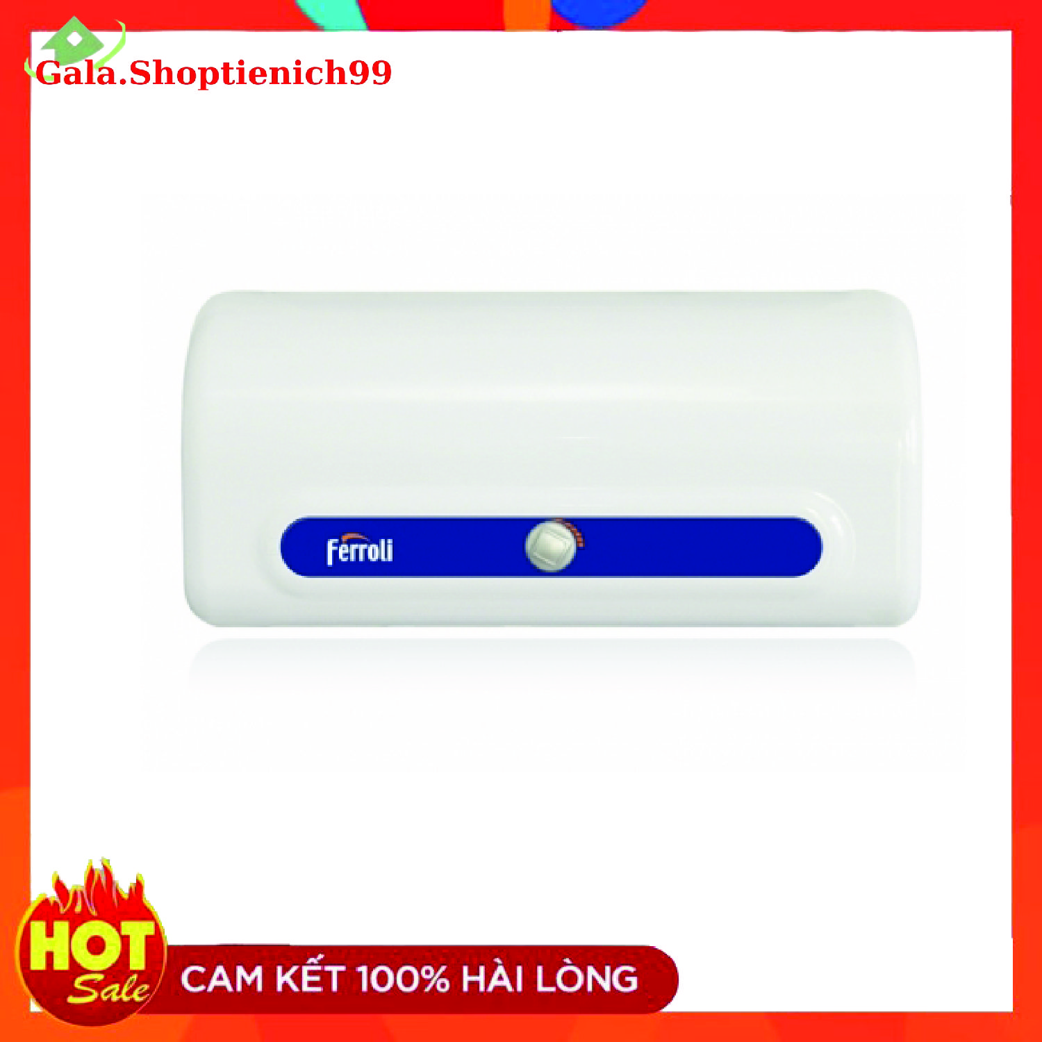 Bình Nước Nóng Ferroli QQ AE 20L Gián Tiếp Chính Hãng Cao Cấp