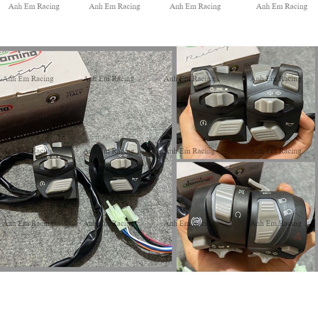 Cùm công tắc Light Master có đèn full chức năng gắn mọi loại xe