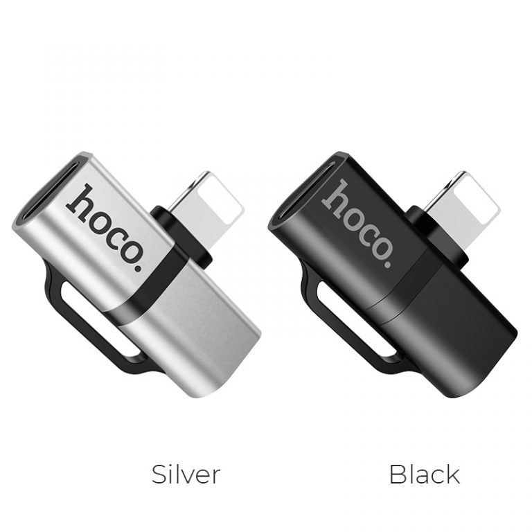 Bộ Chuyển Đổi Âm Thanh Chân Lightning Hoco LS20 - hỗ trợ kỹ thuật số với tai nghe - Bảo hàng 6 tháng