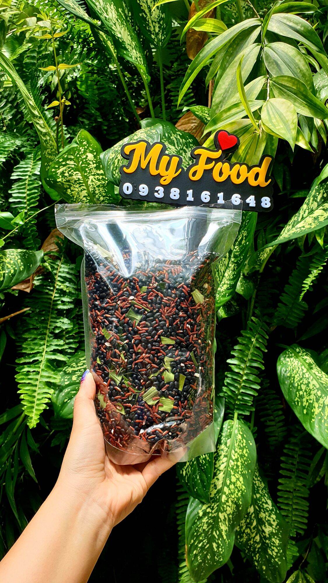 500g trà gạo lức đậu đen lòng xanh kèm lá dứa