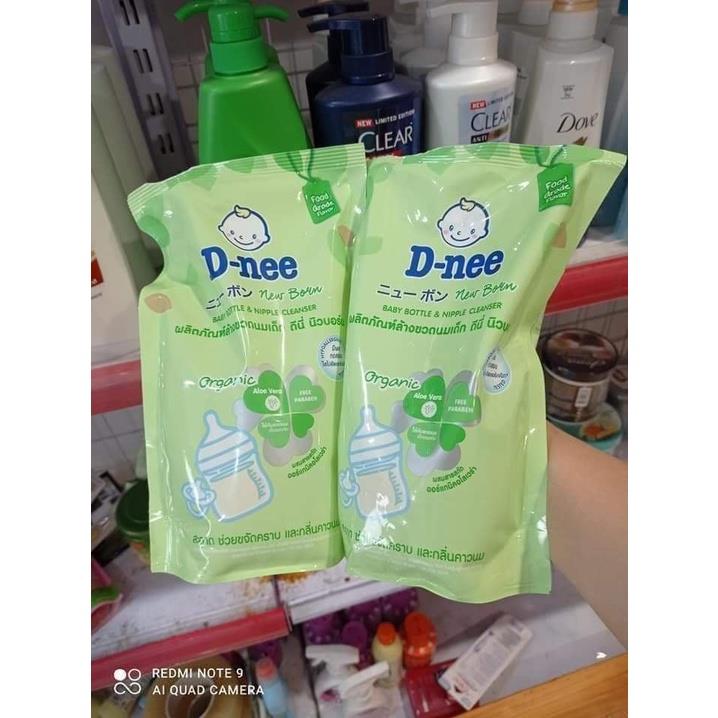 Nước giặt dnee túi 600ml nội địa giặt xả 2 trong 1 thơm lâu bền màu an toàn cho trẻ sơ sinh