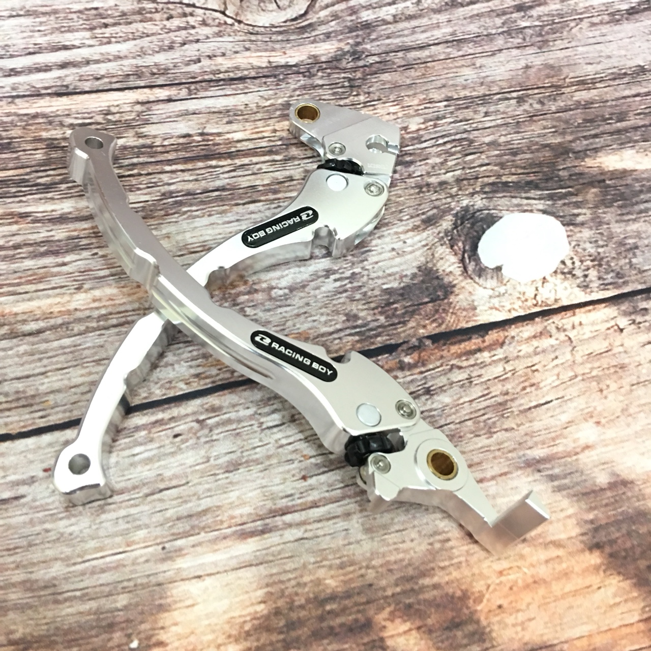 Tay thắng  RCB nhôm CNC dành cho xe máy -TAY PHANH XE MÁY  chất lượng đẹp khít màu chất