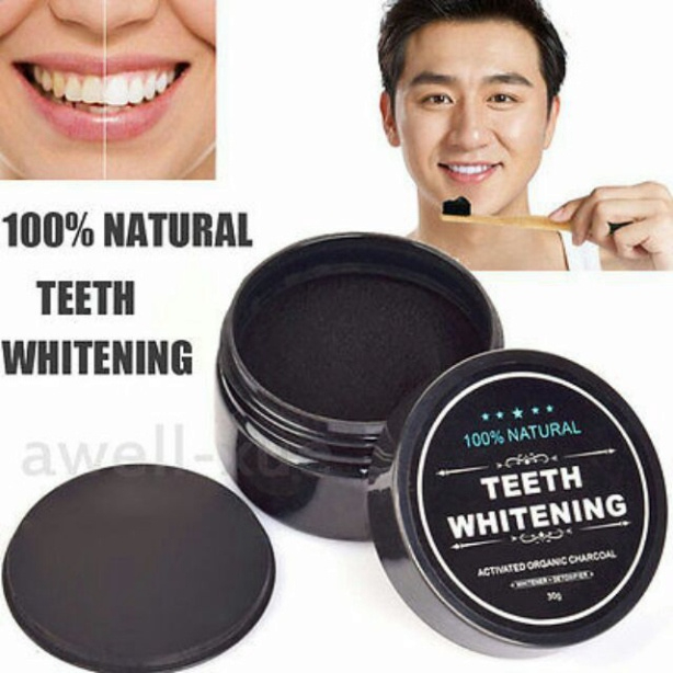 Bột tẩy trắng răng Than tre hoạt tính Teeth Whitening 30g