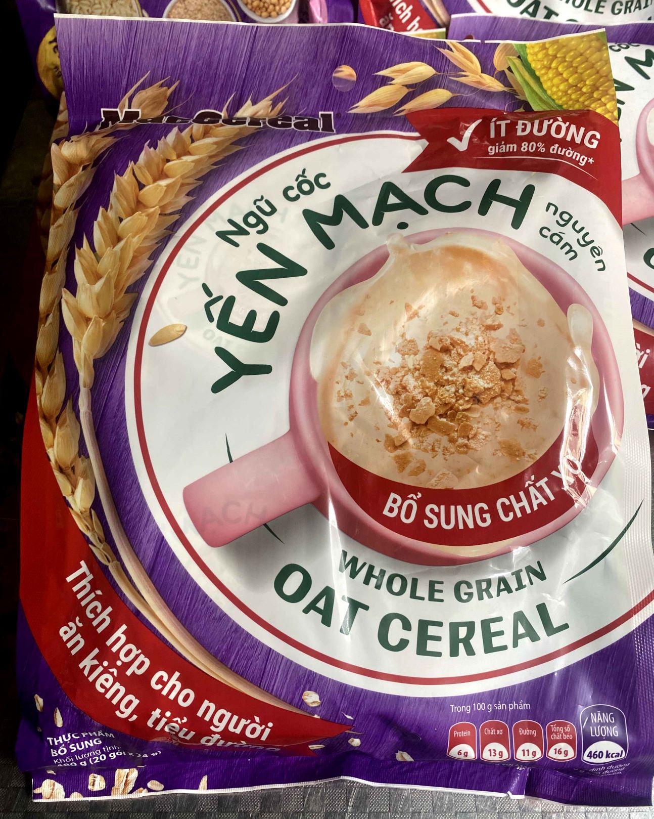Bột ngũ cốc yến mạch maccereal 480g