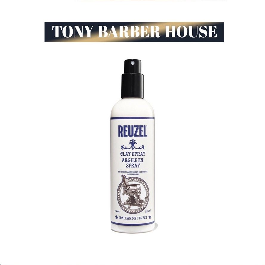 Xịt tạo phồng giữ nếp tóc reuzel spray clay prestyling 355ml