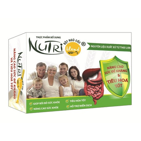 Bột ngũ cốc Nutri Blend - Hỗ trợ rối loạn tiêu hóa