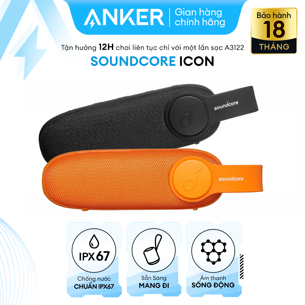 Loa bluetooth SOUNDCORE Icon 10W (by Anker) - A3122