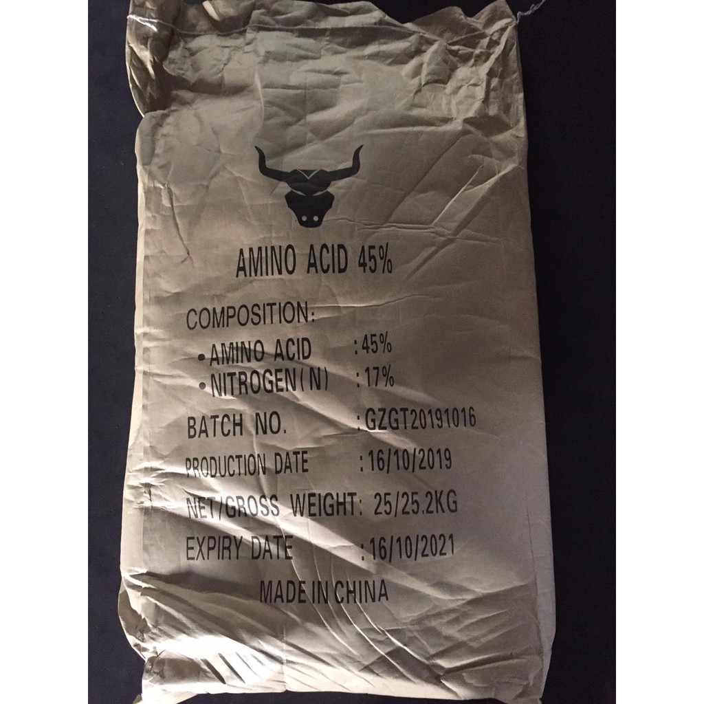 Gói 1kg Phân bón hữu cơ siêu đạm từ cá dạng bột - hàm lượng Amino Acid 45%