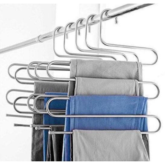 Móc quần inox 5 tầng không han rỉ