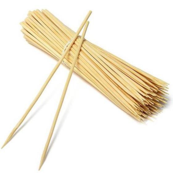 100g que xiên thịt, xúc xích, que làm hoa handmade