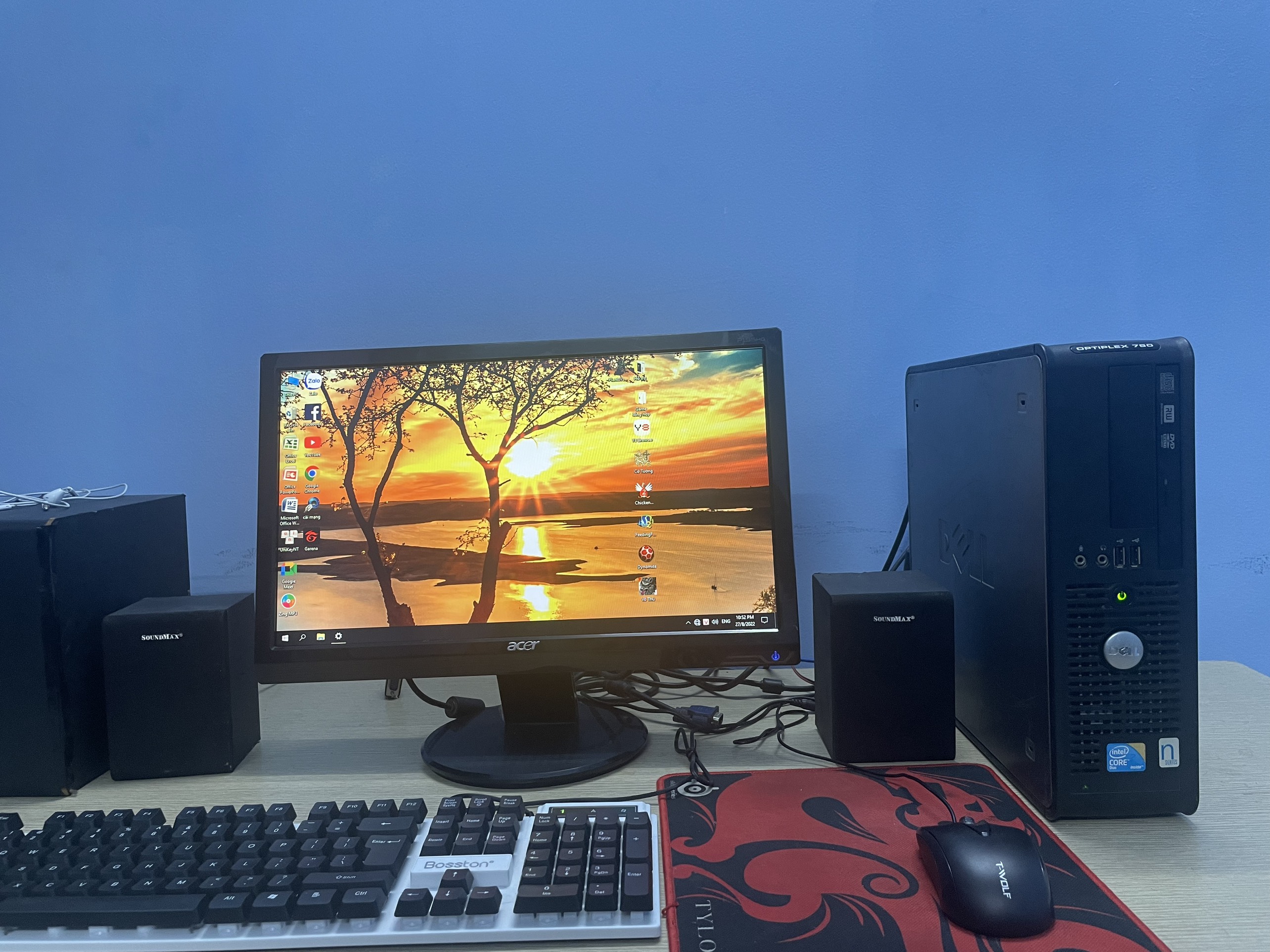 Bộ máy tính văn phòng cpu q9400 4 nhân mạnh như i5 - ssd 120gb - ram 4gb