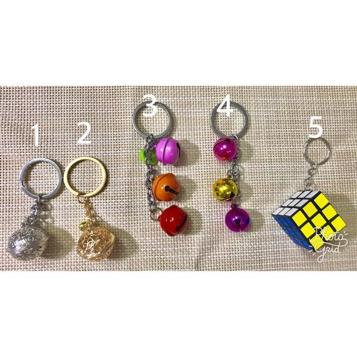 Móc khóa cung linh lục lạc rubik móc khóa chuông trang trí đẹp