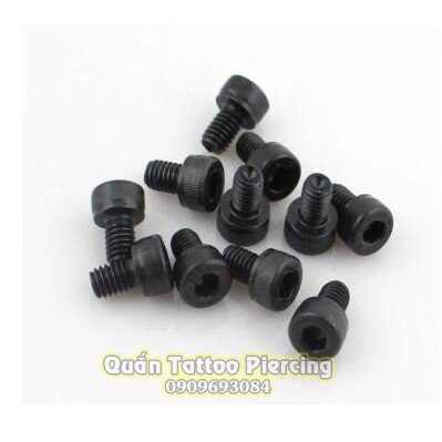 Ốc vặn phụ kiện cho máy xăm, ốc lục giác máy coil