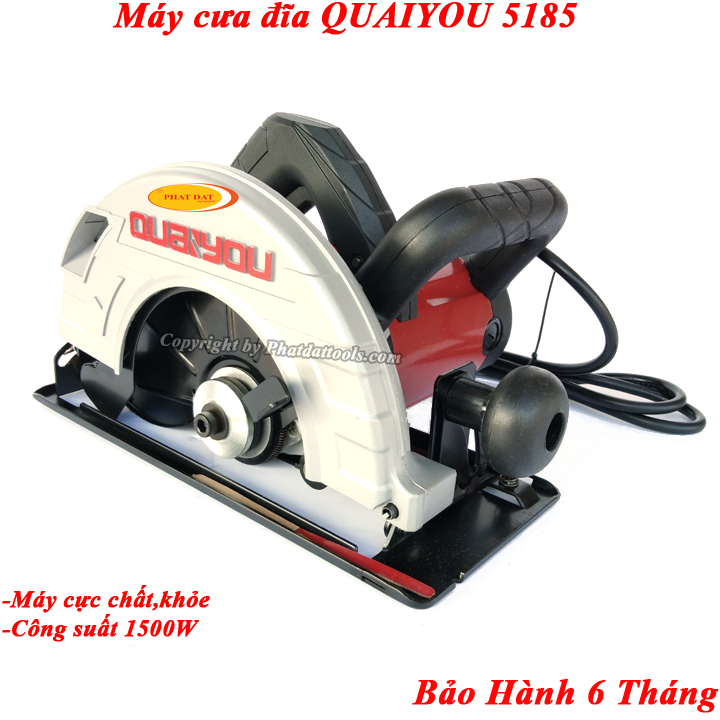 Máy cưa gỗ quaiyou qy5185 công suất 1500w-hàng đẹp giá tốt-bảo hành 6 tháng