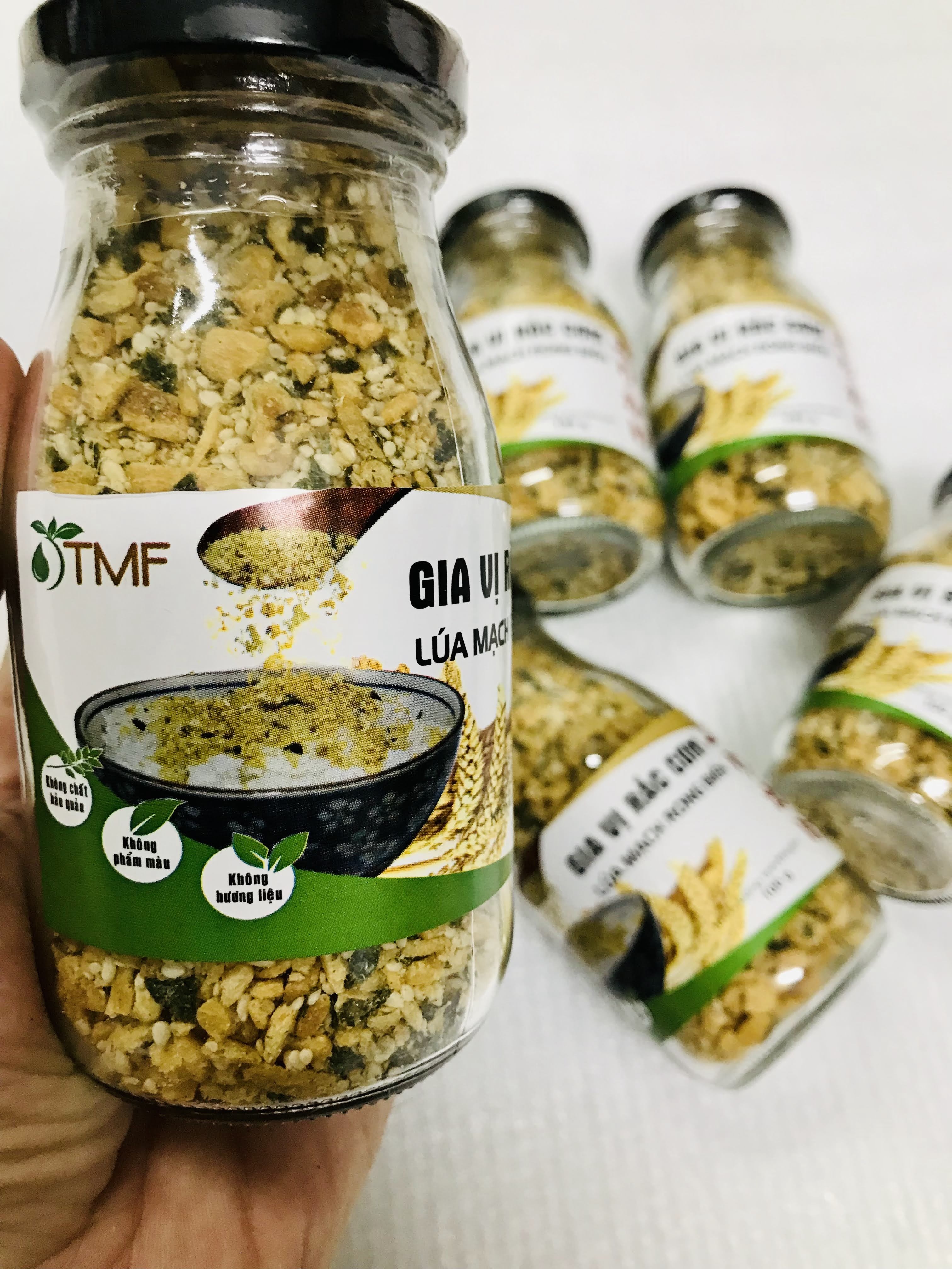 Gia vị rắc cơm Lúa mạch rong biển Tâm Minh Foods 100gr