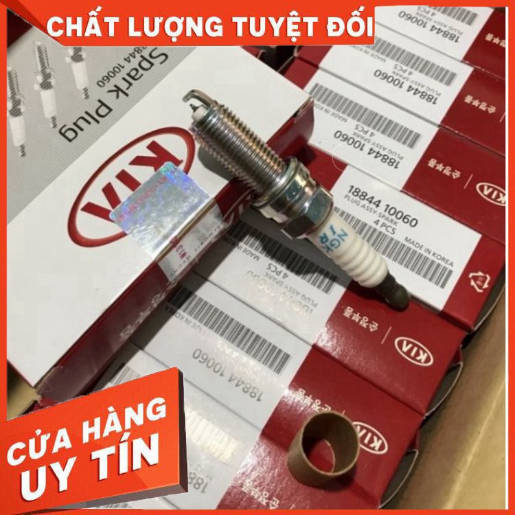 4 bugi NGK chân dài bạch kim dùng huydai i10 grand - kia morning fote