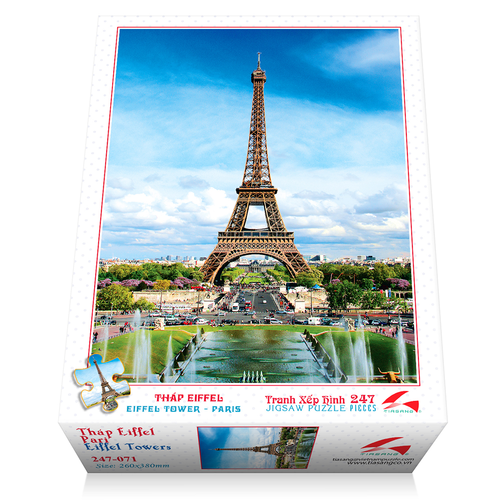 Tháp eiffel - tranh xếp hình 247-071