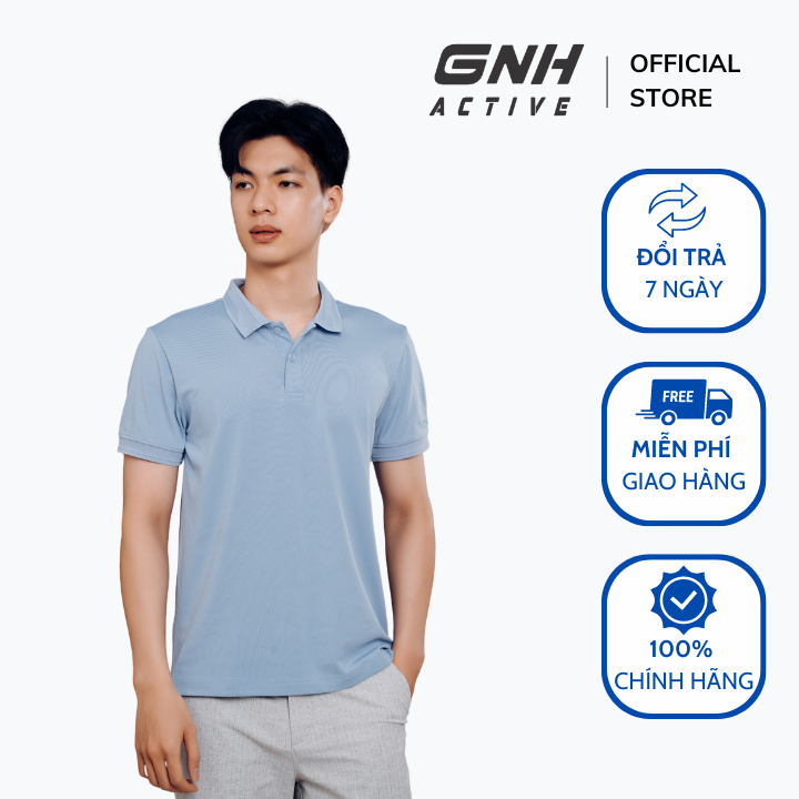 Áo polo coolmax màu trơn nam tính apl23020