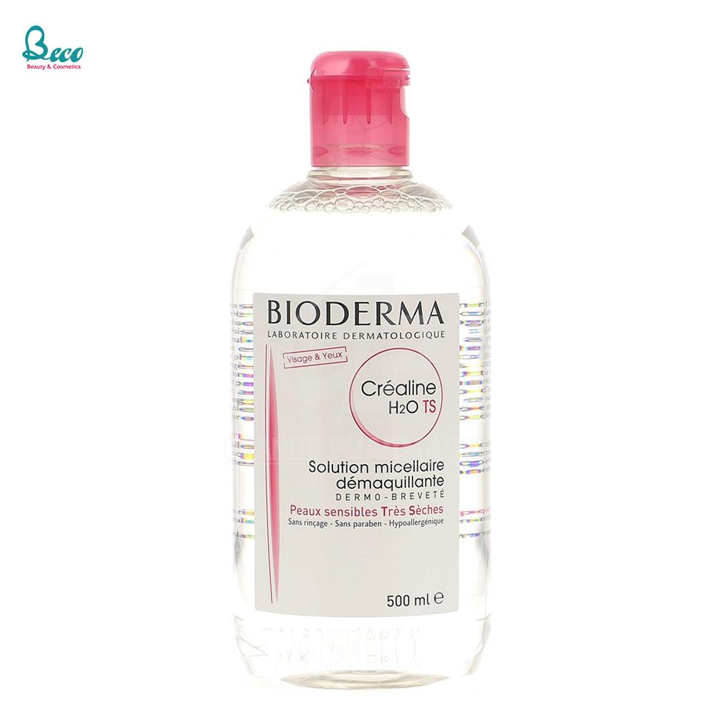 Nước tẩy trang bioderma-500ml - hồng