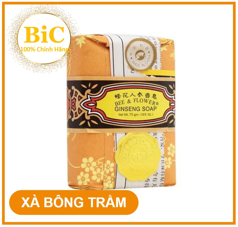 [HCM]01 cục Xà Bông Trầm Con Ong Bee & Flower Brand