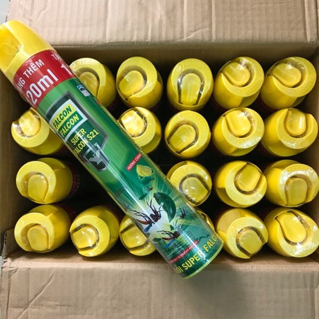 Bình xịt muỗi Falcon hương chanh 600ml
