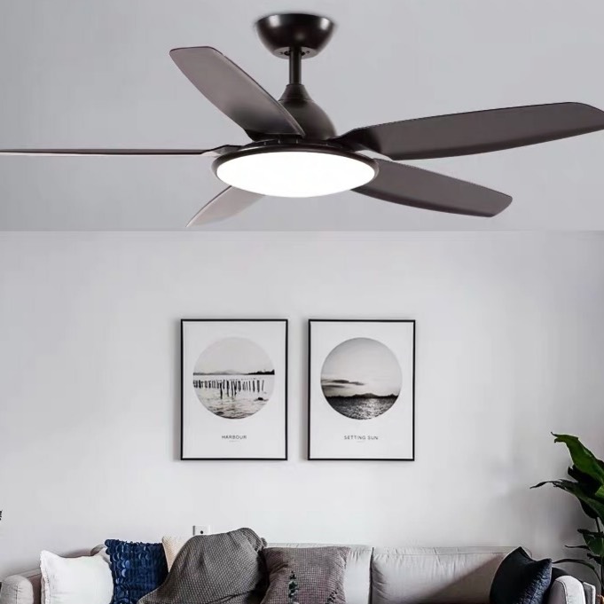 Đèn quạt trần LED JUMMI trang trí hiện đại 3 chế độ ánh sáng động cơ lõi đồng 100% - có điều khiển từ xa (ảnh chụp thật hàng chuẩn loại 1)