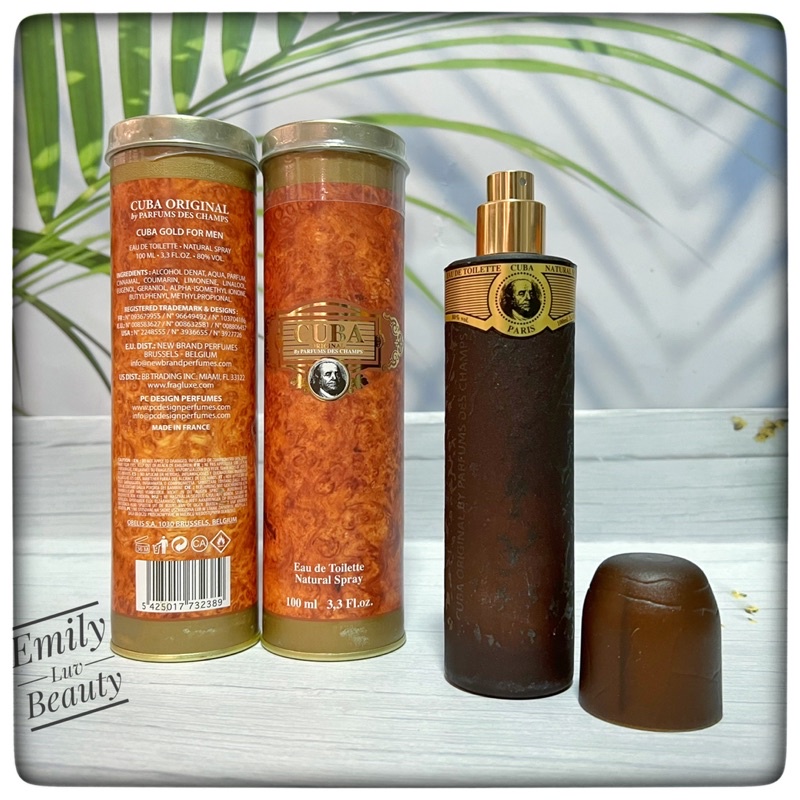 Nước hoa nam Cuba gold 100ml edt
