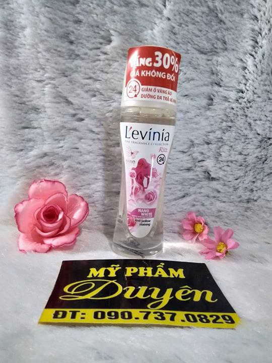 Lăn khử mùi Levinia dưỡng trắng mịn nước trong