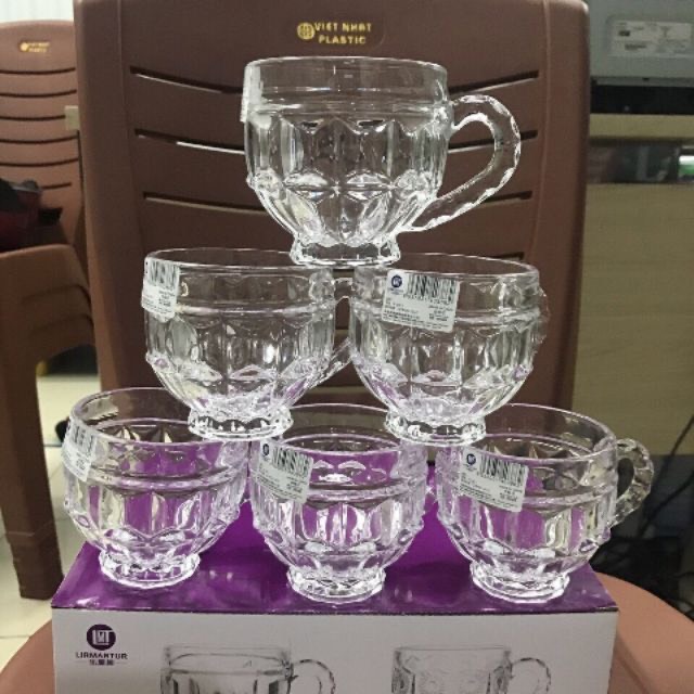 Bộ 6 cốc thủy tinh