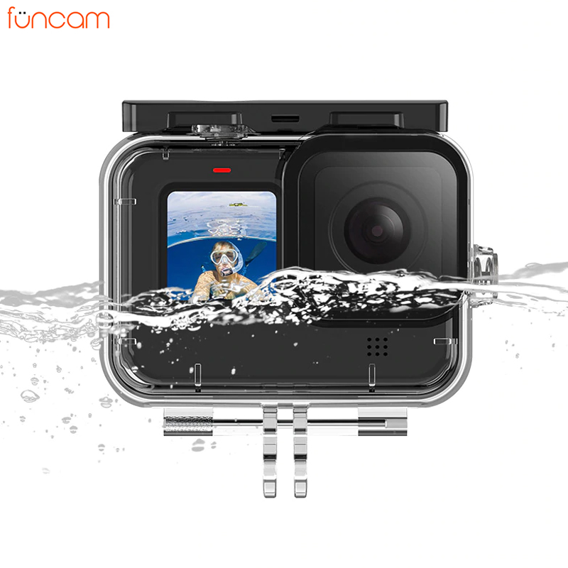 Vỏ chống nước gopro hero 9 - 10 - 11 - 12 black