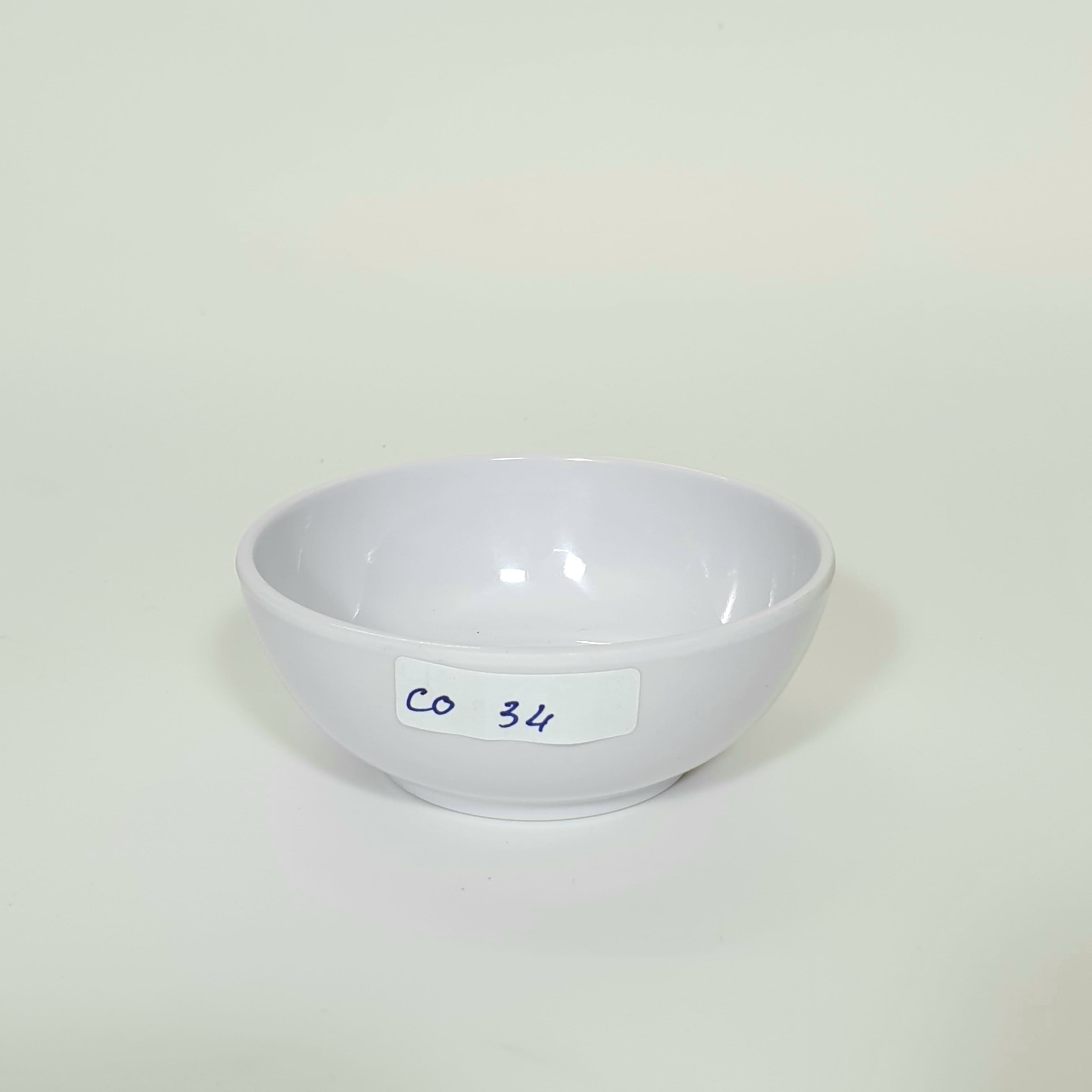 Bộ 10 chén đựng nước chấm màu trắng  CO 34 nhựa Melamine