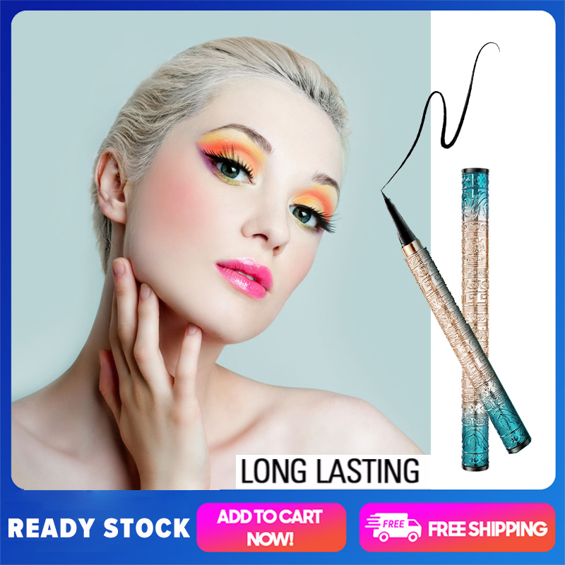 Kẻ mắt Bút kẻ mắt dạng lỏng nhanh khô Two Style Ultrafine #ConfidenceHalo Waterproof Lâu trôi Bút kẻ mắt