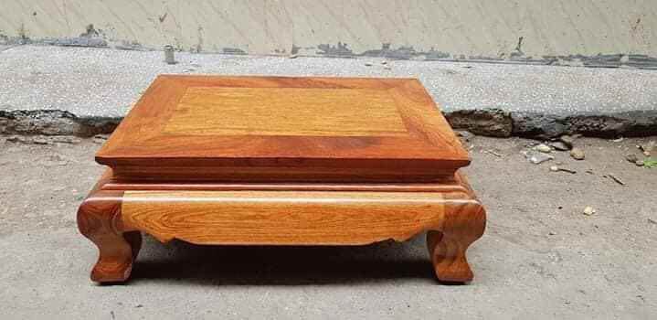 Bàn trà gỗ hương (kích thước 40 x 60 x 18 cm)
