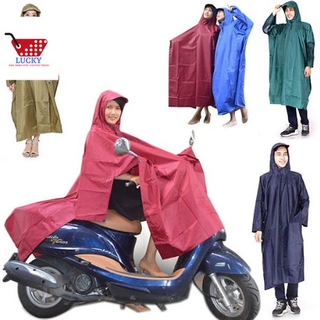 Áo mưa cánh dơi vải dù 1m4 Không thấm nước siêu bền che 2 người