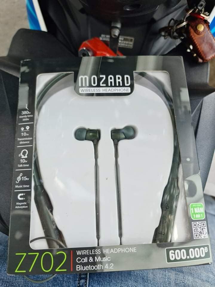 [HCM]Tai nghe Bluetooth Mozard Z702 Xanh