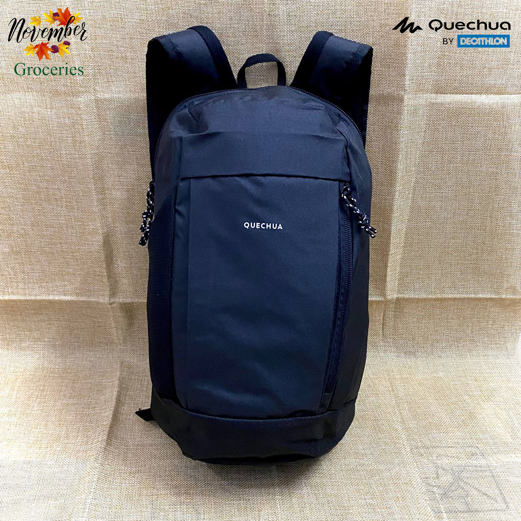 Balô Hiking QueChua Arpenaz NH100 10L ĐEN/ Tối Ưu Độ Thoải Mái/ Nhiều Túi Hơn/ Đã Được Kiểm Nghiệm Đảm Bảo Độ Bền Tối Đa