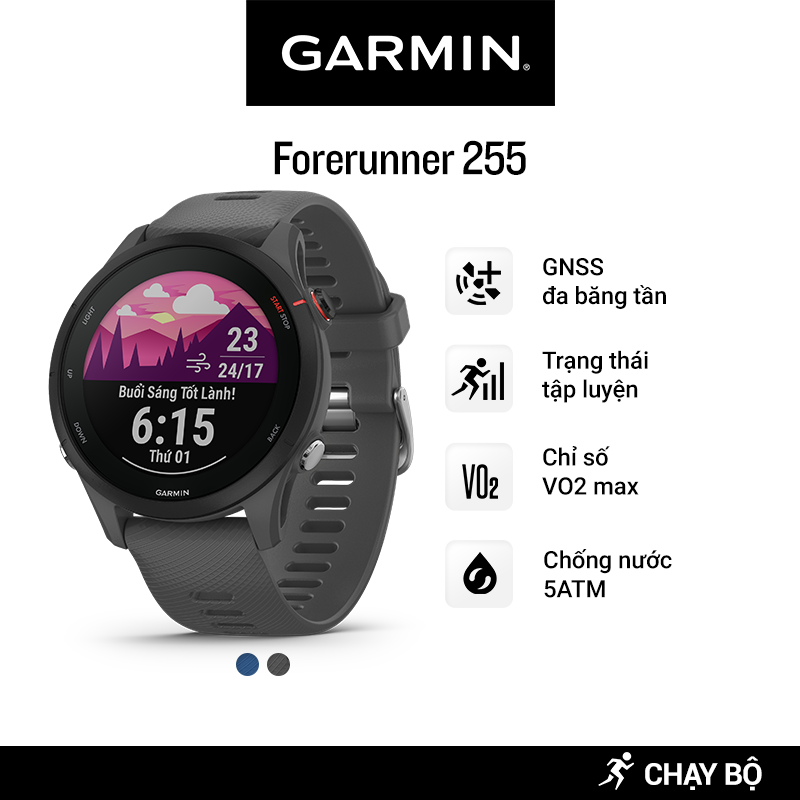 Đồng hồ Thông Minh Garmin Forerunner 255 Basic GP