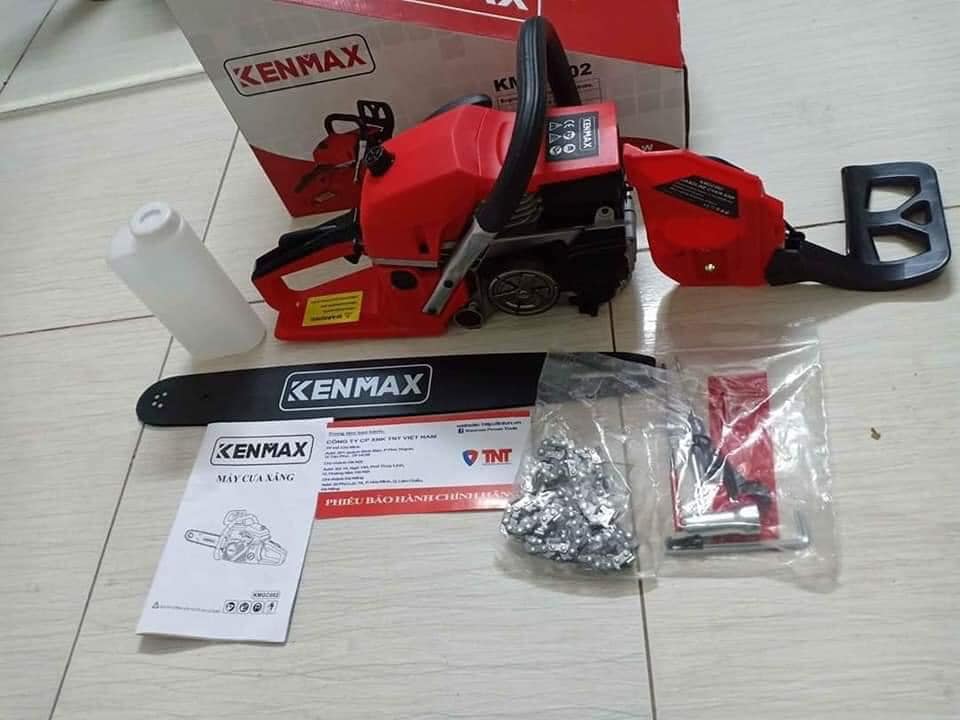 MÁY CƯA XÍCH CHÍNH HÃNG KENMAX CHẠY XĂNG, ĐIỆN SIÊU KHỎE