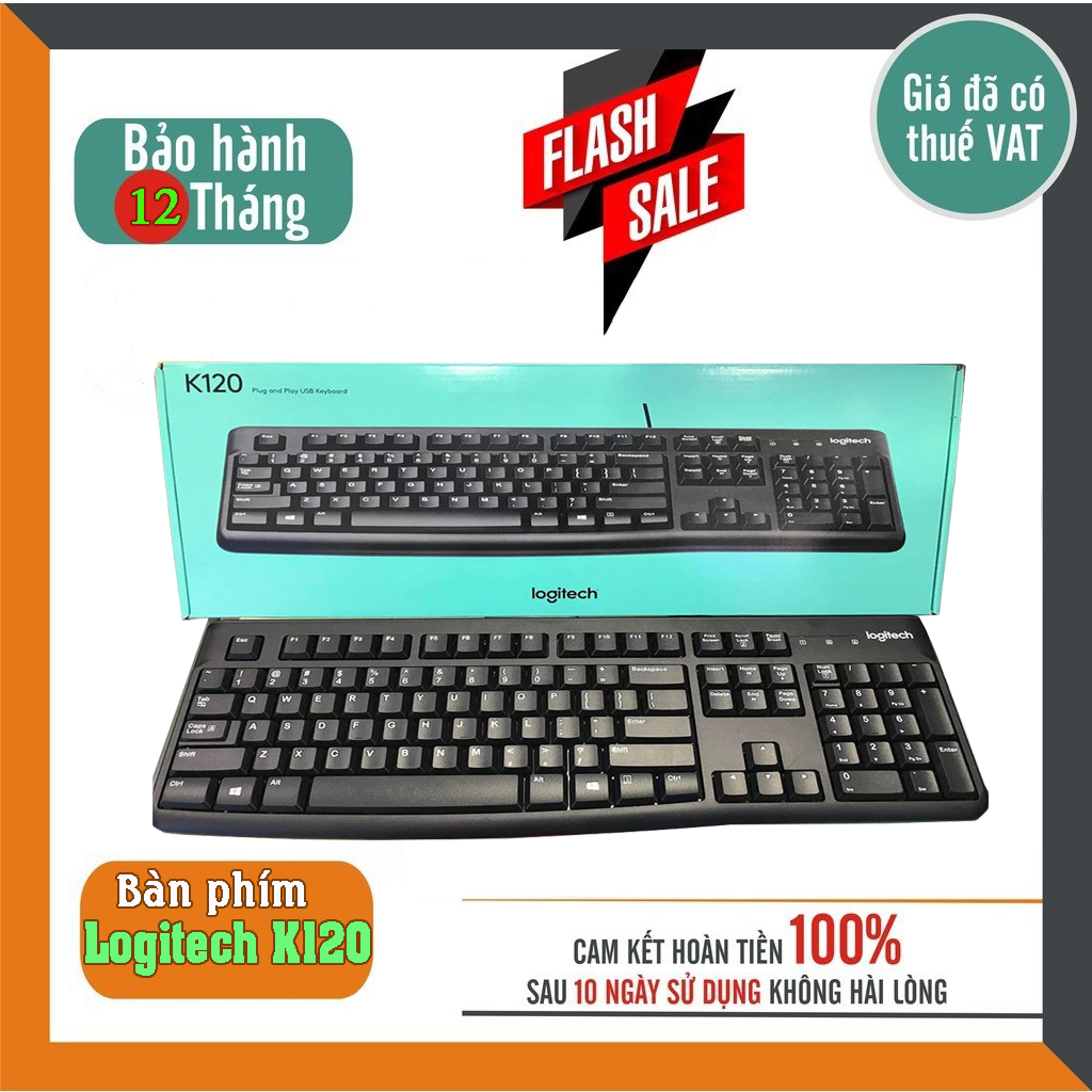 Bàn phím có dây Logitech K120