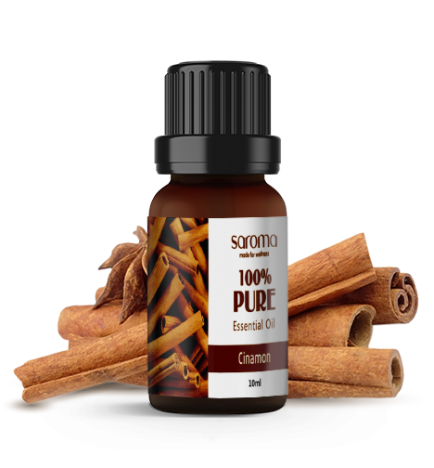 Saroma - tinh dầu thiên nhiên - vỏ quế - 10ml