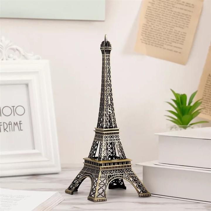 Mô hình tháp Eiffel kim loại 25cm